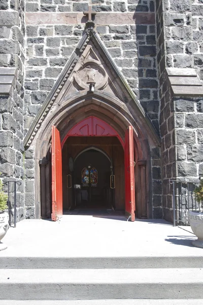 Entrance to the church — Stock Photo, Image