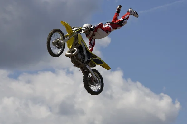 Stunt biker — Zdjęcie stockowe