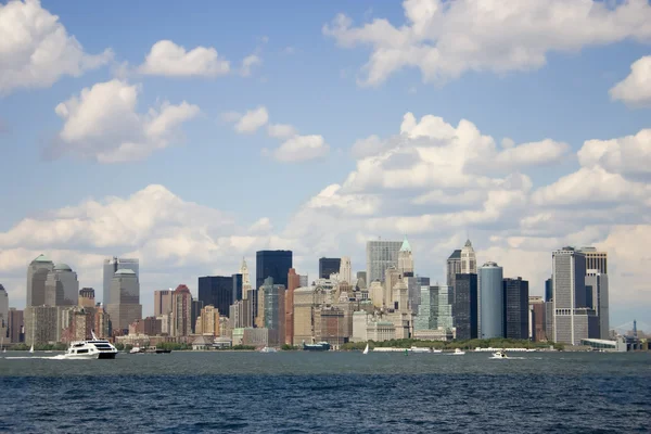 Манхэттен Небо над Нью-Йорком Стоковое Фото