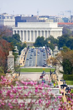 Washington DC .Lincoln Memorial clipart