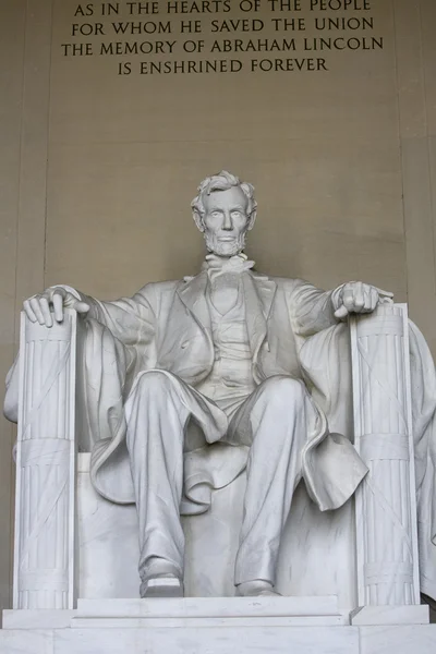 亚伯拉罕 · 林肯纪念堂，华盛顿特区. — 图库照片