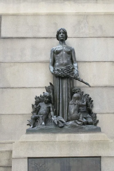 Памятник Уильяму Текумсе Шерману — стоковое фото