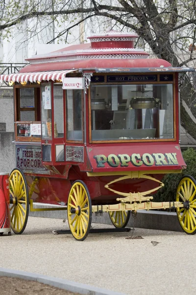 Popcorn vogn - Stock-foto
