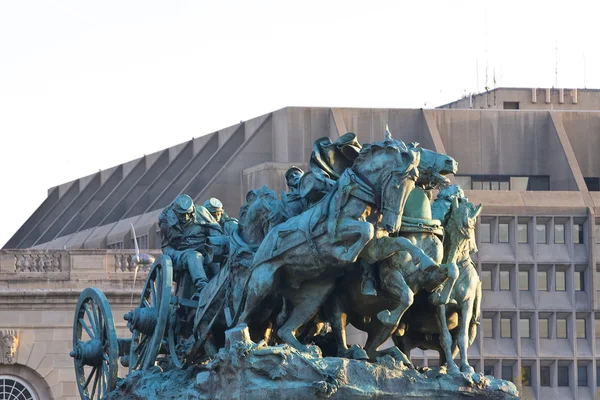 Kavallerie-Gruppe von Grant Memorial, USA — Stockfoto