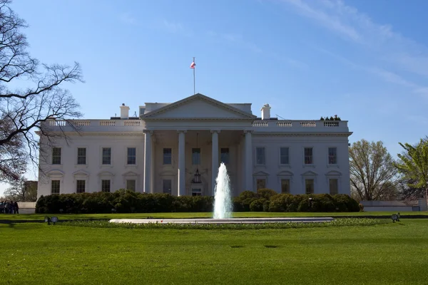 白宫的前台 fasade — 图库照片