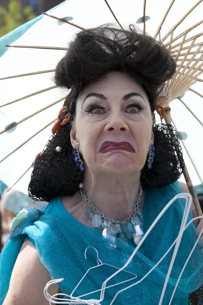 Stock image NEW YORK - JUNE 23: 30th annual Mermaid parade on Coney Island