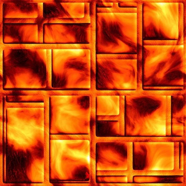 Seamless pattern raging fire — Stock Photo, Image