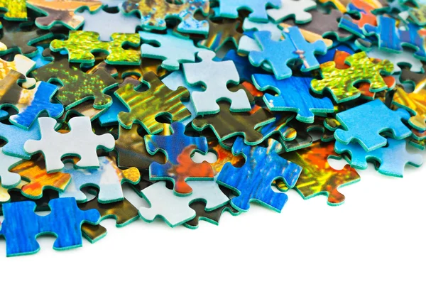 Heap of puzzle — Stock Photo, Image