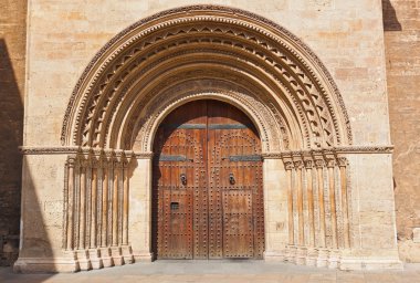 giriş katedral - valencia, İspanya