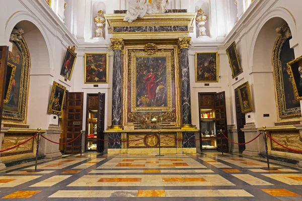 Interior da Catedral em Toledo Espanha — Fotografia de Stock