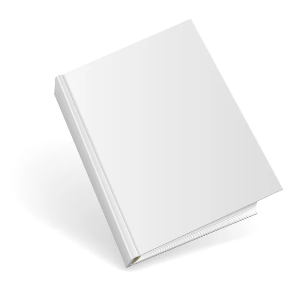Libro de tapa dura en blanco — Vector de stock