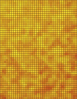 Yellow and orange mosaic clipart