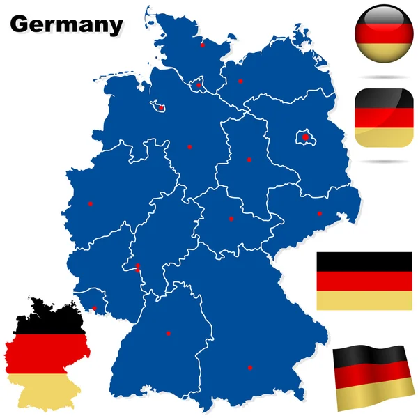 Germany vector set. — Stock Vector