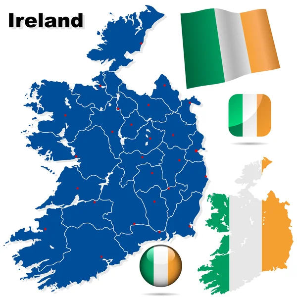 Stock vector Ireland vector set.