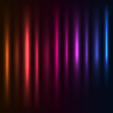 Abstract colorful light columns clipart