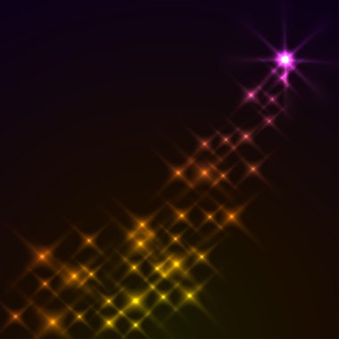 Abstract magic stars background. Eps10 file. clipart