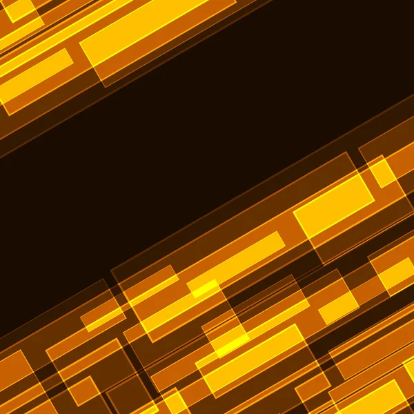 Retângulos laranja diagonais abstratos — Vetor de Stock