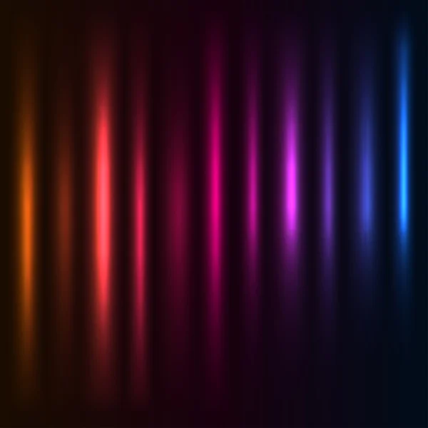 Colunas de luz coloridas abstratas — Vetor de Stock