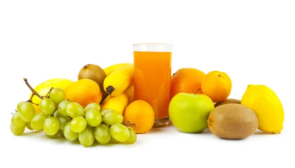 Succhi e frutta — Foto Stock