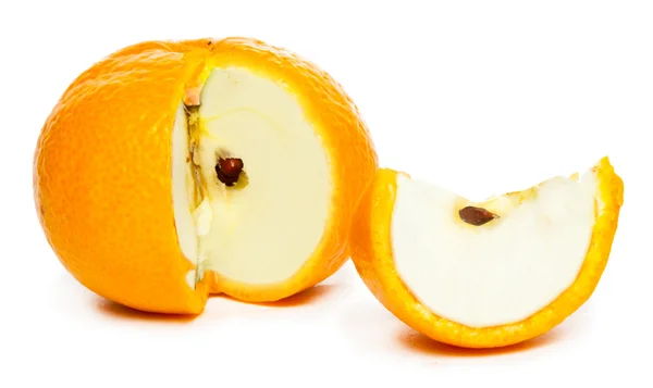 Jabłko w mandarine — Zdjęcie stockowe