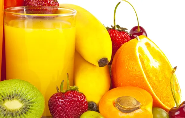 Succhi e frutta — Foto Stock