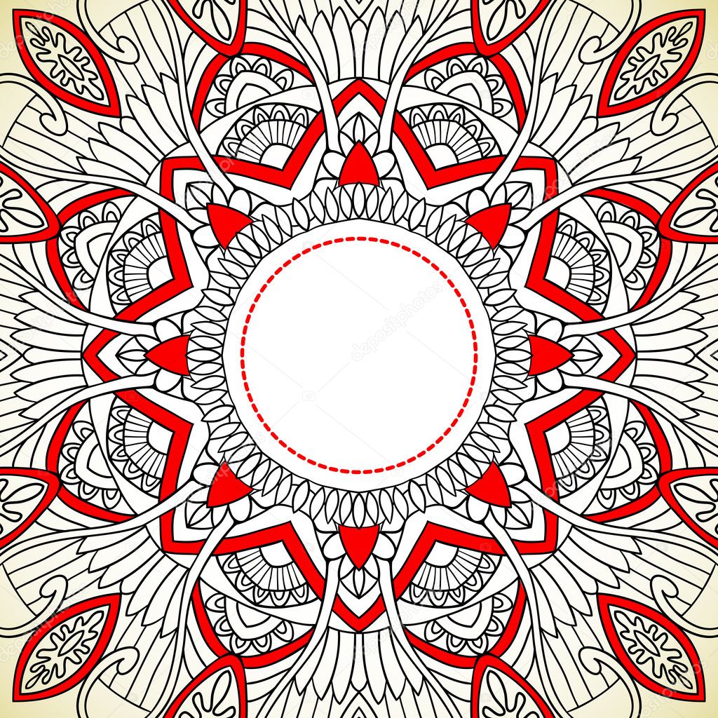 Ornament background in ethnic style