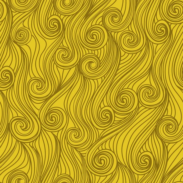 无缝抽象手绘模式，海浪背景 — 图库矢量图片