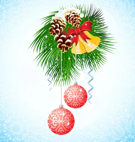 Υποκατάστημα του χριστουγεννιάτικου δέντρου — Διανυσματικό Αρχείο