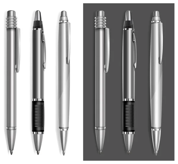 灰色钢笔 — 图库矢量图片