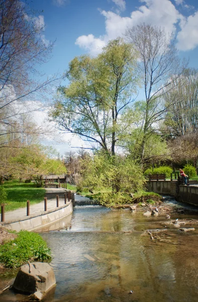 stock image River flows Salgir in Simferopol