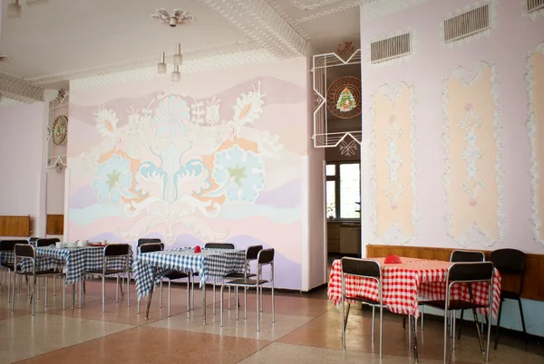 stock image Large spacious room in the dining room