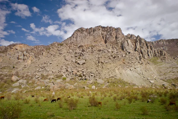 Відслонення на гори Демерджі — стокове фото