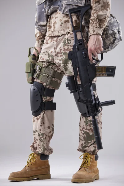 Soldado armado — Fotografia de Stock