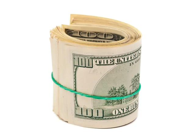 Izole dolar — Stok fotoğraf