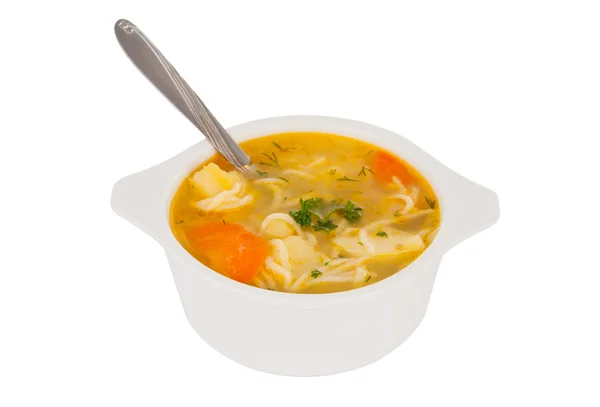 Suppe isoliert — Stockfoto