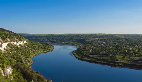 Paisagem do rio Dniester — Fotografia de Stock