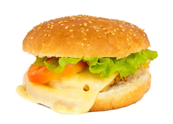 Hamburguesa con queso aislada — Foto de Stock