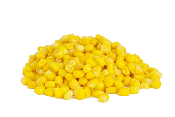 stock image Canned corn isolated