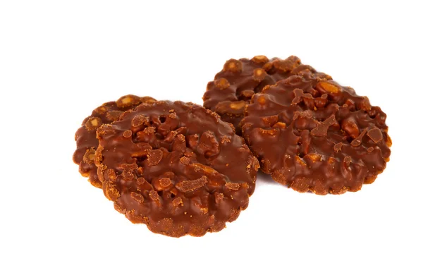 Cookies au chocolat isolé — Photo