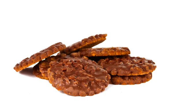 stock image Cookies with chocolate isolated