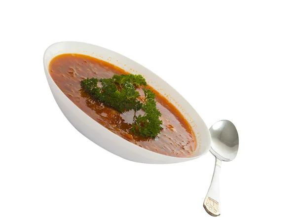 고립 된 수프 — 스톡 사진