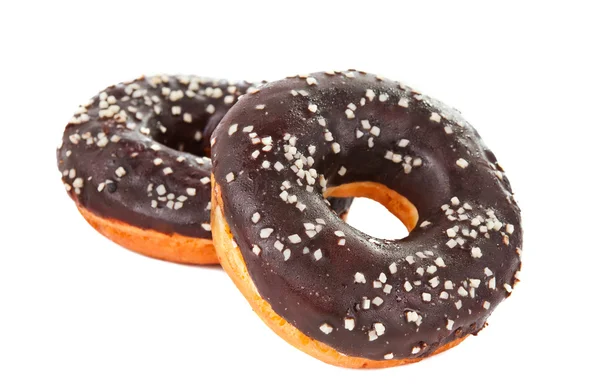 stock image Donuts with chocolate isolated