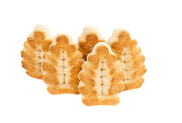 Tree cookies isolated — Stock Photo, Image