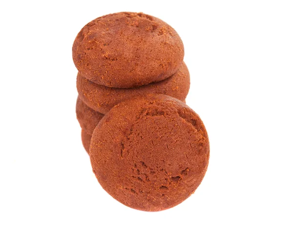 分離された充填とチョコレート クッキー — ストック写真