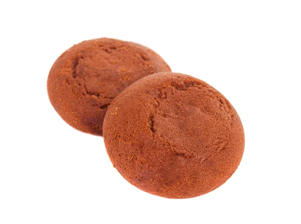 Шоколадное печенье с начинкой — стоковое фото