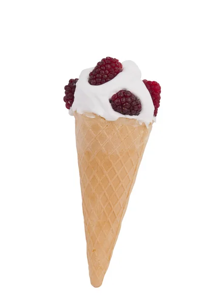 Ice - cream kúp elszigetelt — Stock Fotó