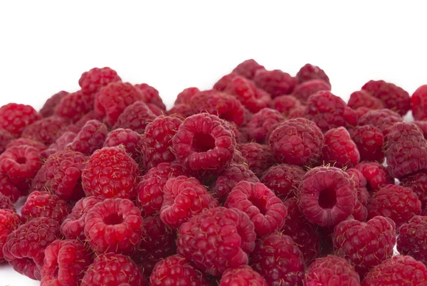 Ripe raspberries isolated — Stock Photo, Image
