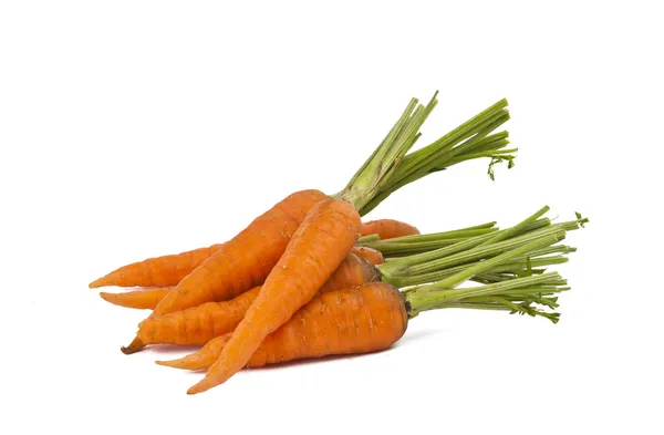 Fresh carrots isolated — Stock Photo, Image