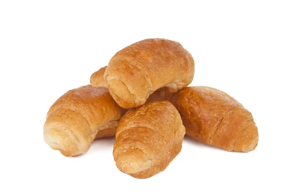 Croissants franceses isolados — Fotografia de Stock