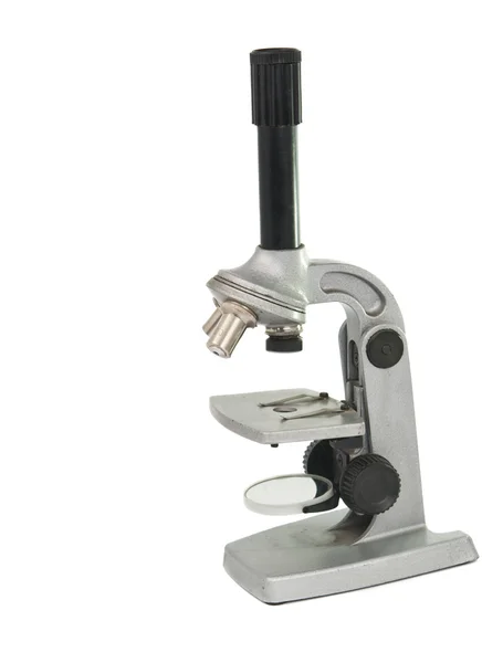Microscópio antigo — Fotografia de Stock